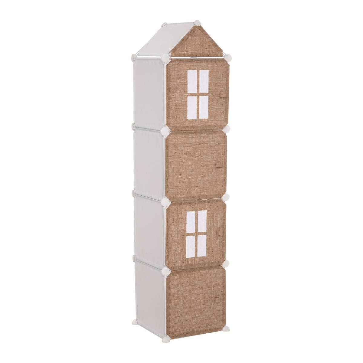 Columna de Almacenamiento Infantil Metal Yute