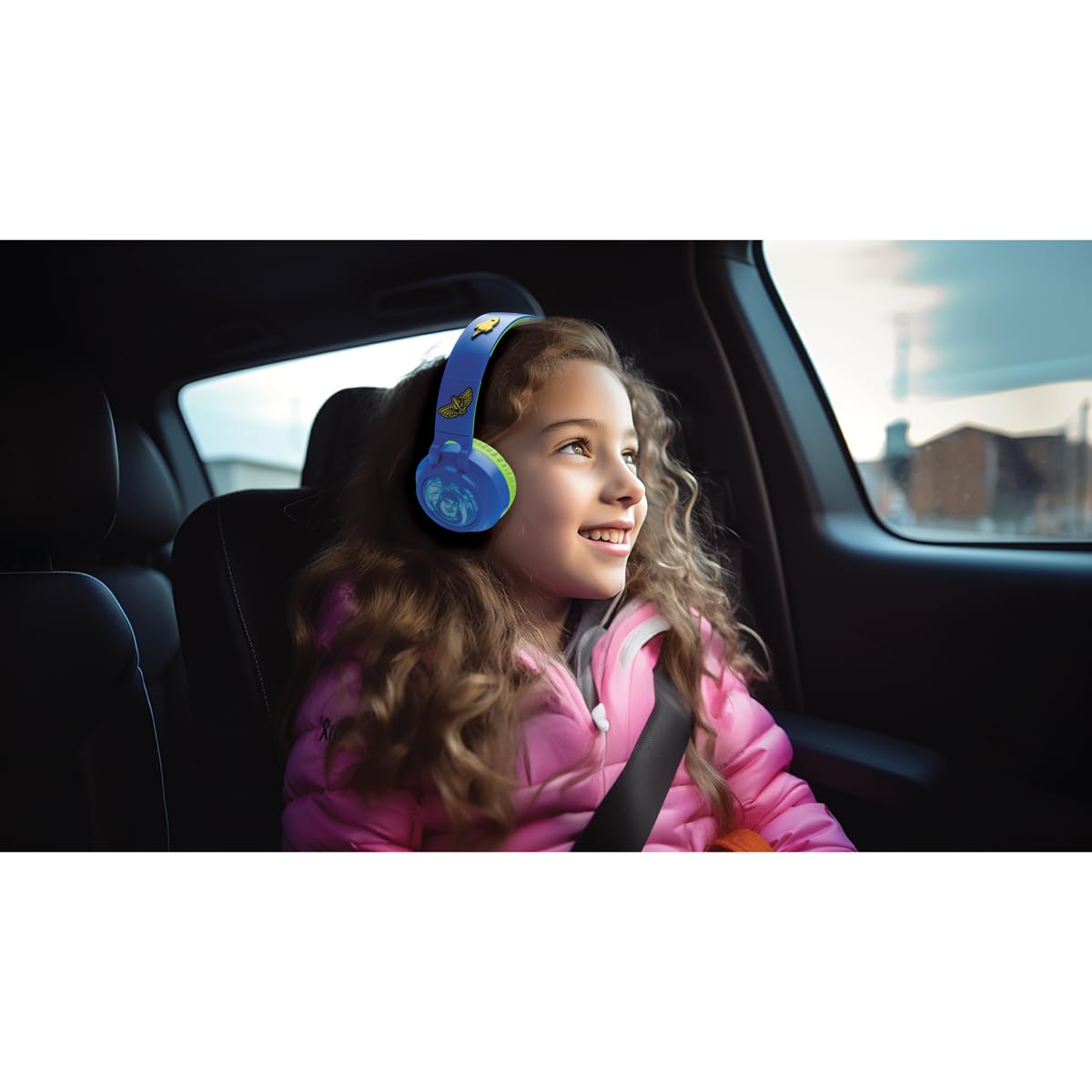 Lexibook, Toy Story Casque Bluetooth, HPBT015TS | 2-en-1 Bluetooth et filaire, design 3D, volume limité, Bleu