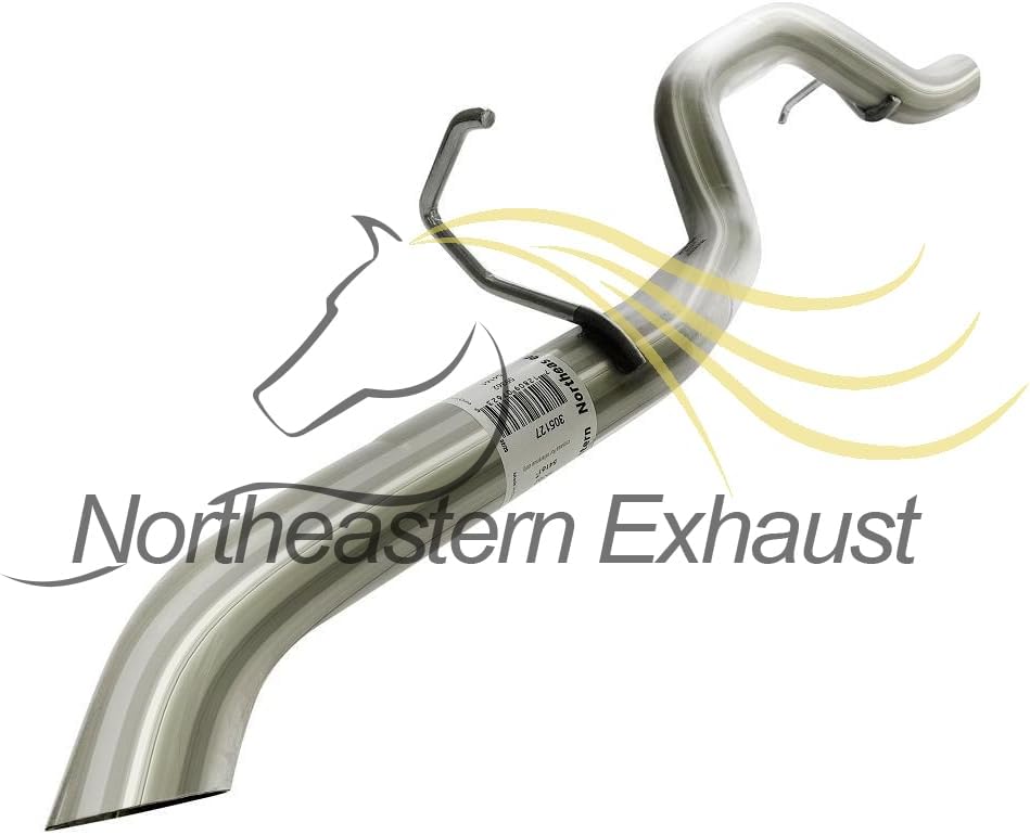 Northeastern Exhaust | Stainless Steel Extension Pipe, Muffler, TailPipe Exhaust System Kit Compatible for Colorado 2007-2012 | Canyon 2007-2012 Ext./Crew Cab 2.9L/3.7L | Free Clamps Included