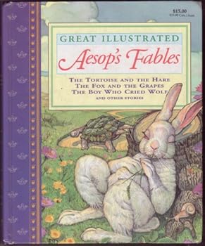 Hardcover Great illustrated Aesop's Fables Book