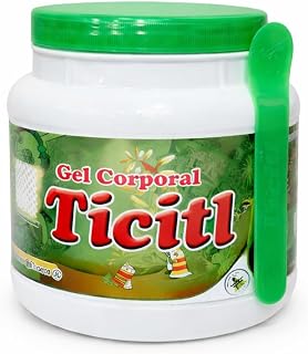 TICITL Body Gel Soothing Pain Relief Massage Gel Fast Acting Anti‑Inflammatory Creamy Texture for Joint Pain Relief, Muscle Cramps, Headache & Skin Care (250g/1.4 kg)