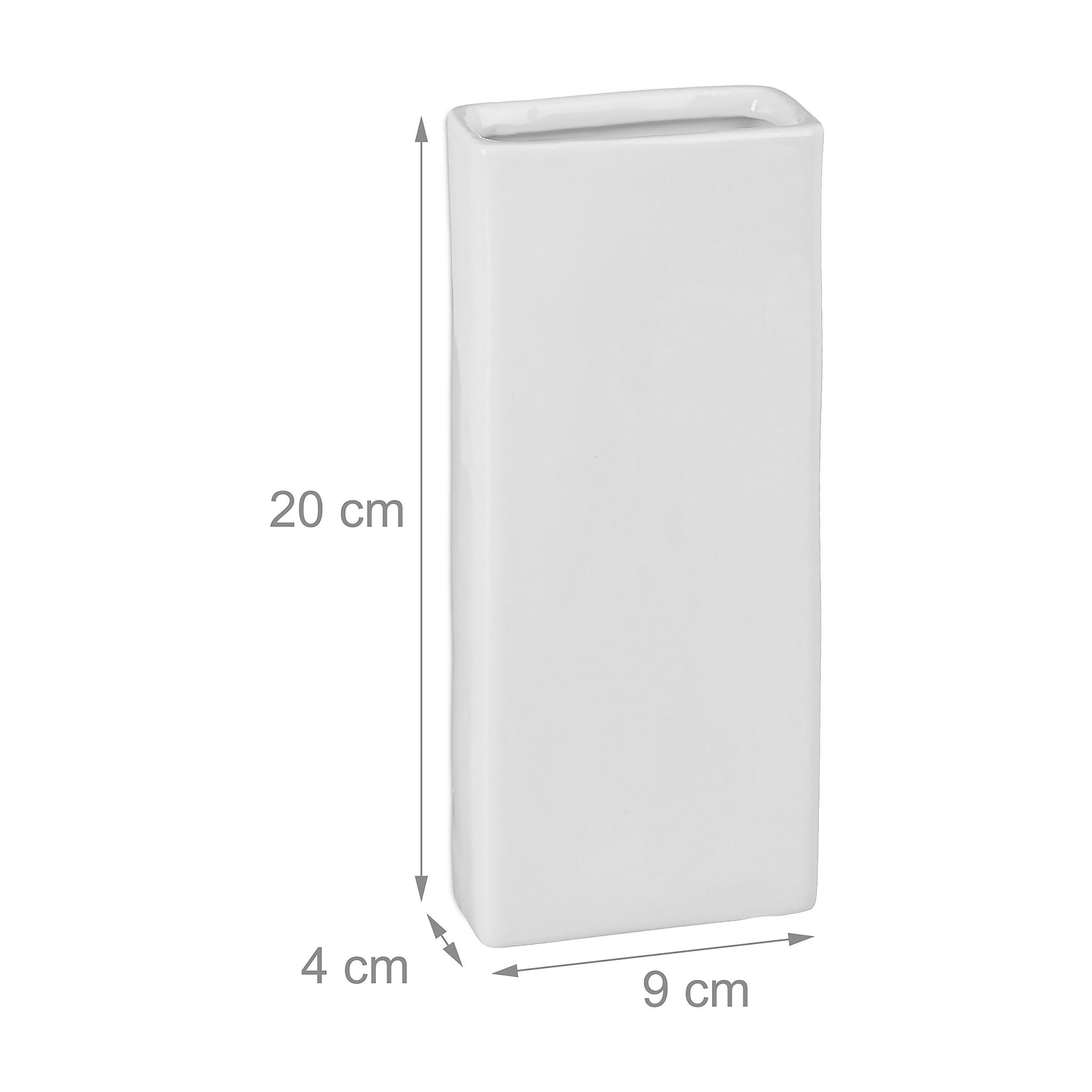 Humidificador Relaxdays para radiadores, set de 6, evaporador de agua, colgable, cerámica, blanco