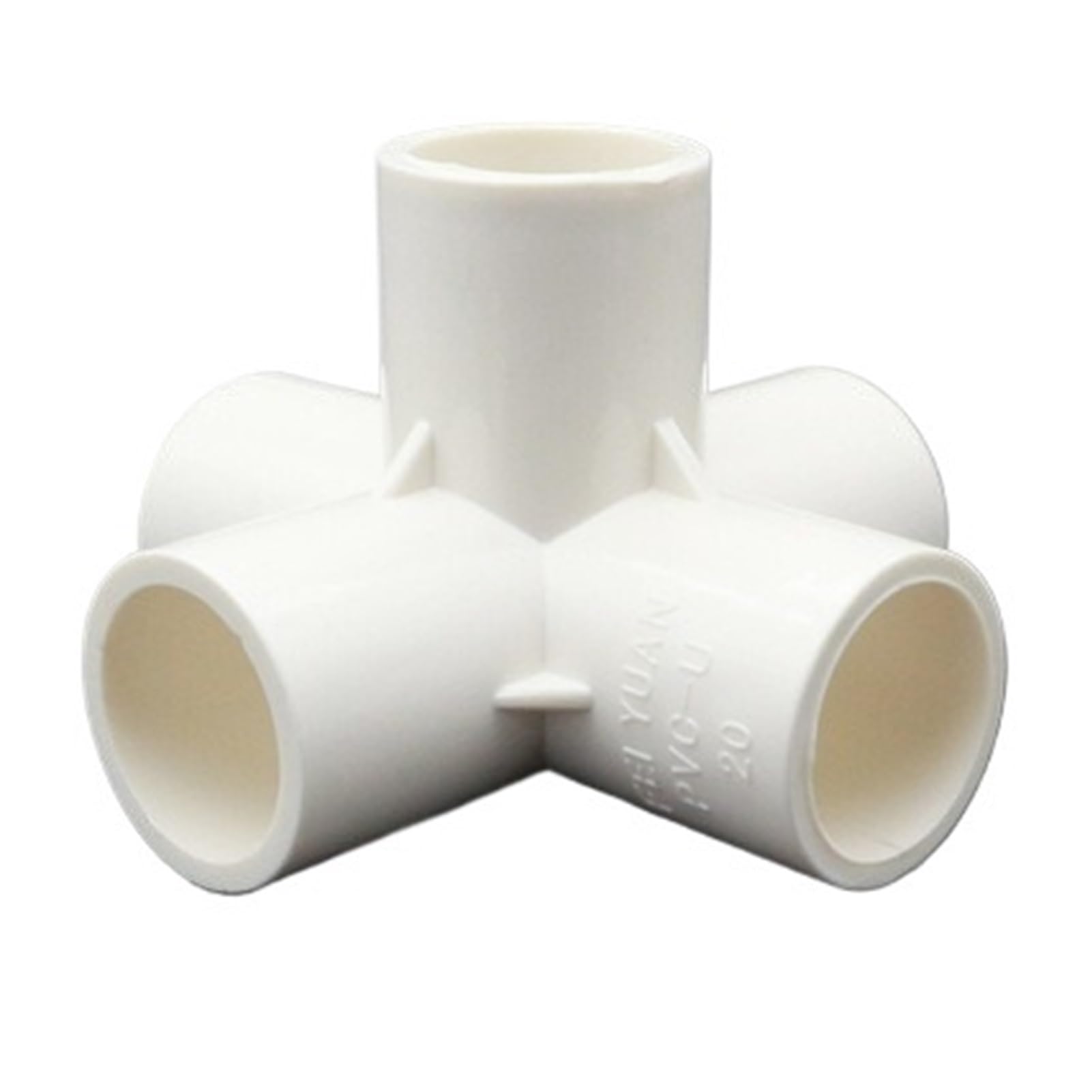Ngpmkjnld 5 Way Pvc Pipe Adapter, Inside Diameter 20-50Mm Pvc Pipe Connector Straight Elbow Tee Water Adapter Diy 3-6 Ways(,32Mm)