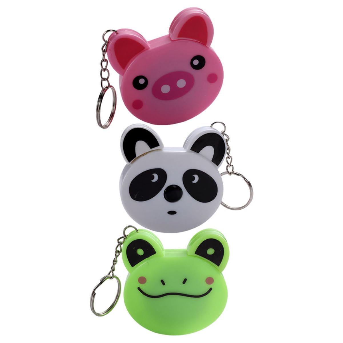 SEWACC 5 Ensembles Ruban Mesurant Rétractable Animaux Tapis De Mesure De Corps Pour Design De Panda Et Outil Pratique Et Portable Pour Couture Maison 3 Pièces * 5