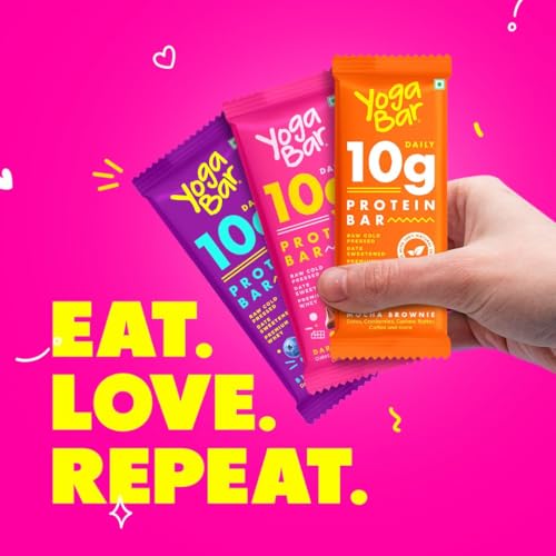 Image of Yoga Bar Protein Bar - Dark Chocolate Cranberry 50 gm Bar (Pack of 3)