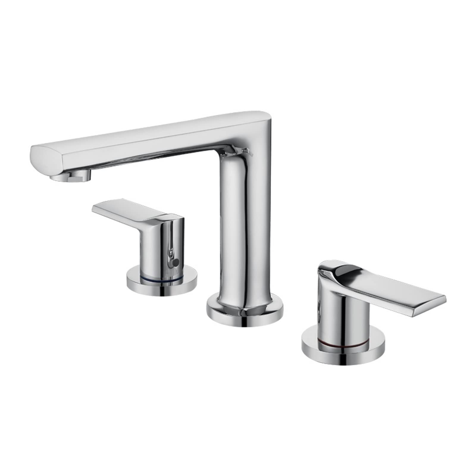 Robinet de lavabo répandu 3 trous en laiton chromé FIDEMM pour salle de bains chic