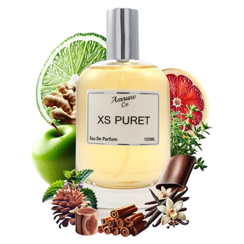 Image of Xs Puret | Luxury Unisex Eau De Parfum | Amber Woody Sweet | Perfume Spray for Men & Women | Strong & Long Lasting Fragrance | Luxury Gift for Him & Her | 100 ml
