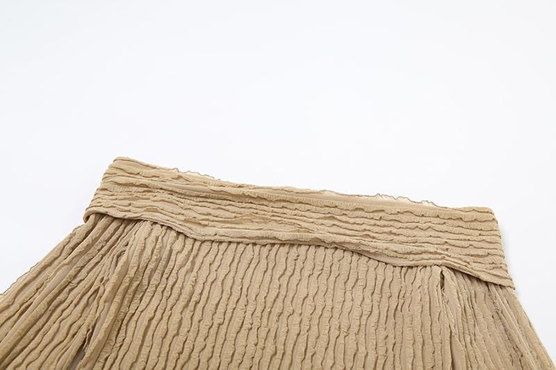 Women Sexy 2 Piece Stripe Long Maxi Skirt Sets Off Shoulder Crop Top and High Waist Long Skirt - Image 9