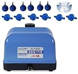 Hailea V-30 Set Aquarium Belüfter Sauerstoff Garten Eisfreihalter Luftpumpe 25 W