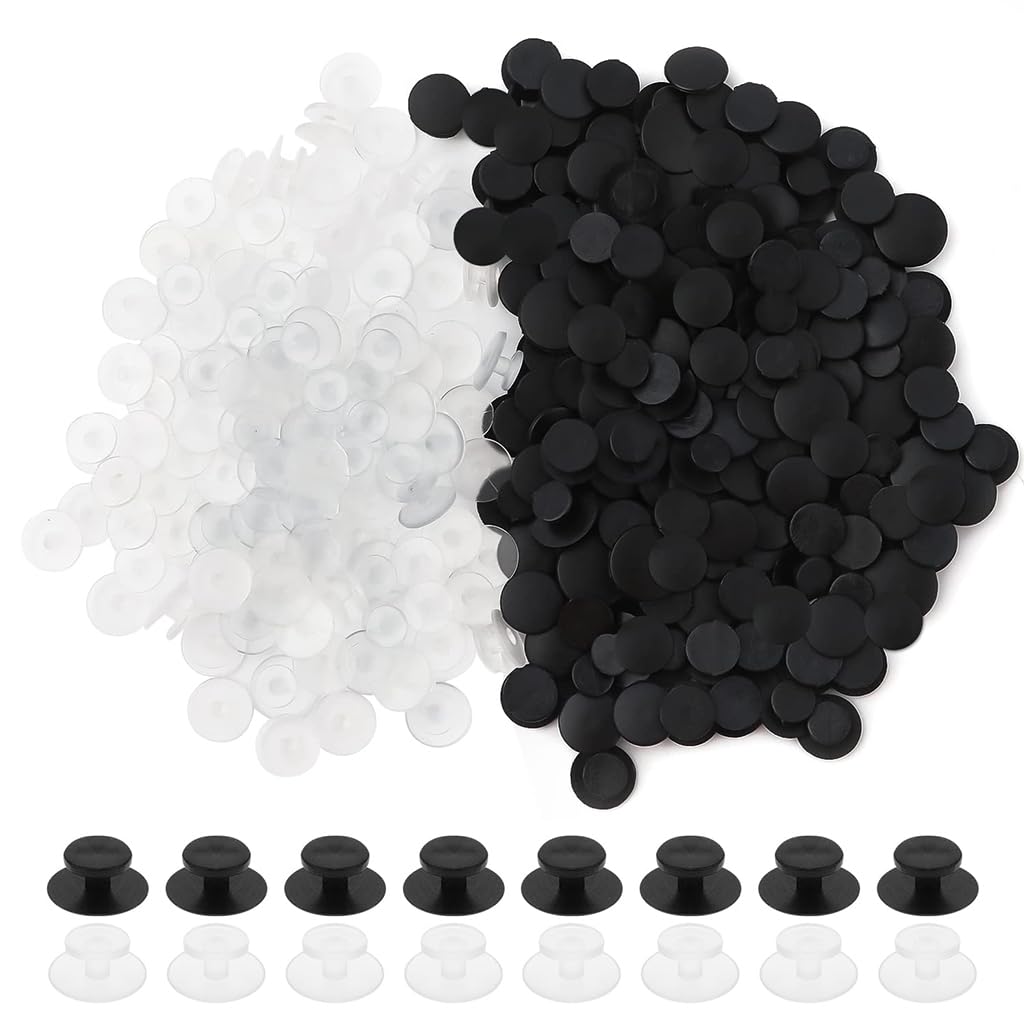 HASTHIP® 100Pcs Clog Charm Backings Adhesive Buttons Plastic Buttons for DIY Clog Shoes Charm Black and White Plastic Buttons Charm Backings DIY Custom Shoes Charm Accessories (B0D9W4FBXX) Amazon Price History, Amazon Price Tracker