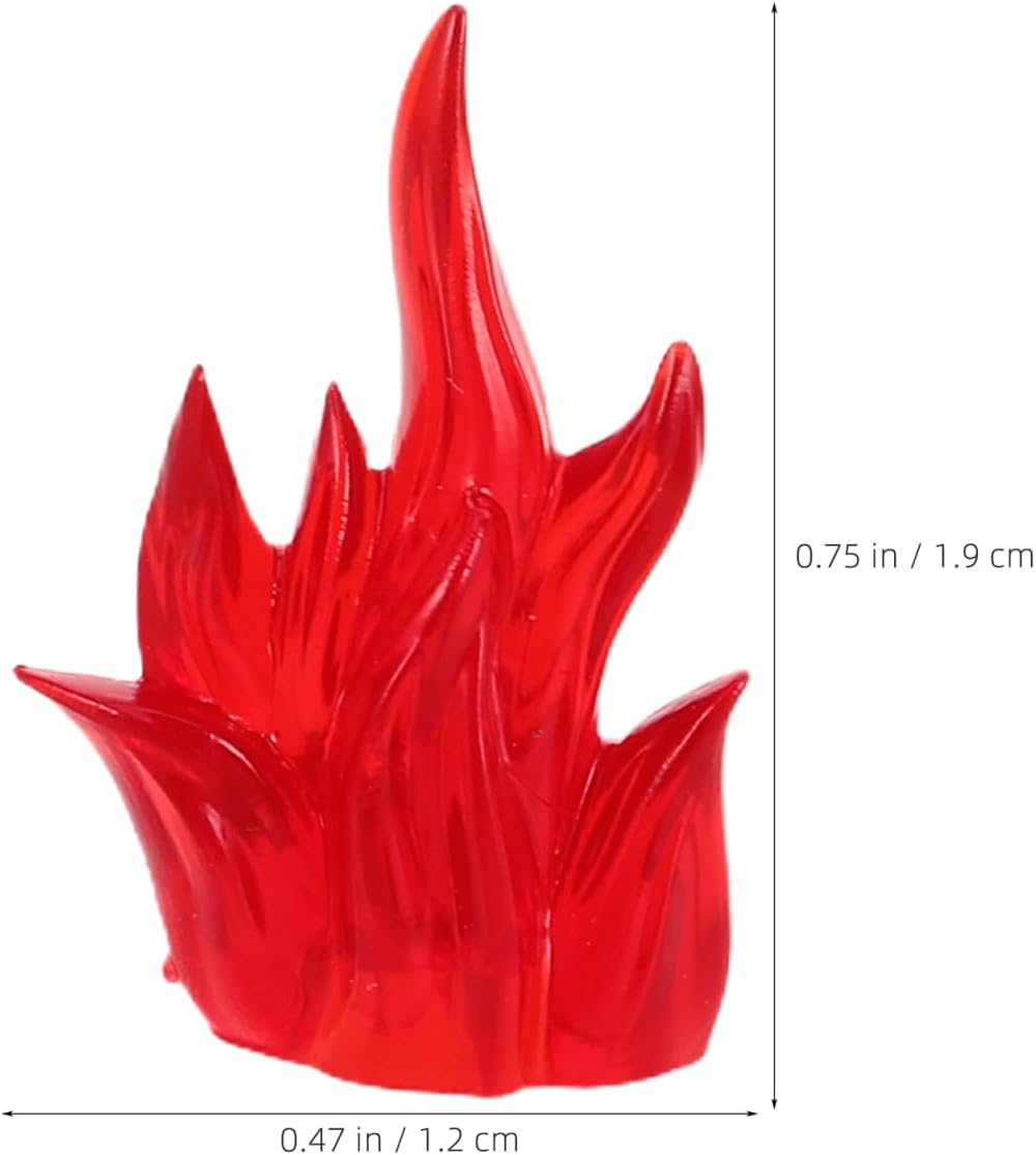 Operitacx 6pcs Flame Effect Set for Action Figures and Diorama Displays