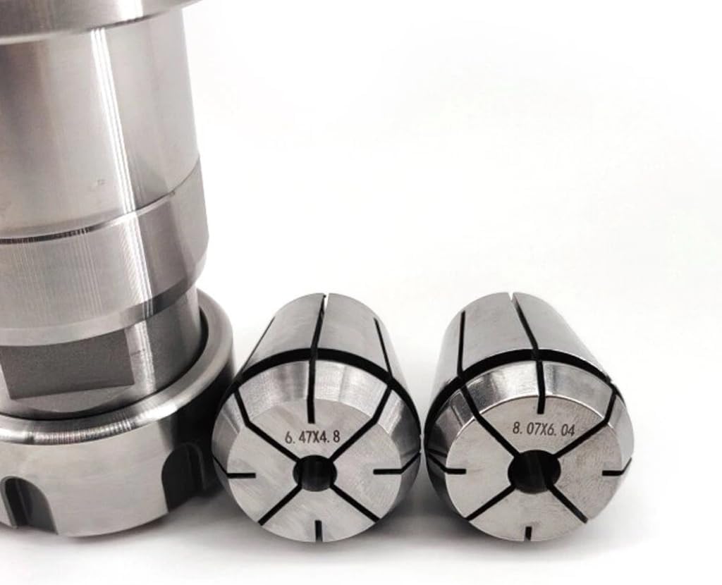 Collet Chuck Set, CAT40-TER32 Precision Collet Chuck Floating Tap Tapping Holder Assembly with 4pcs Tap Collets(1/4",5/16",7/16",1/2”) for CNC Machine Tools