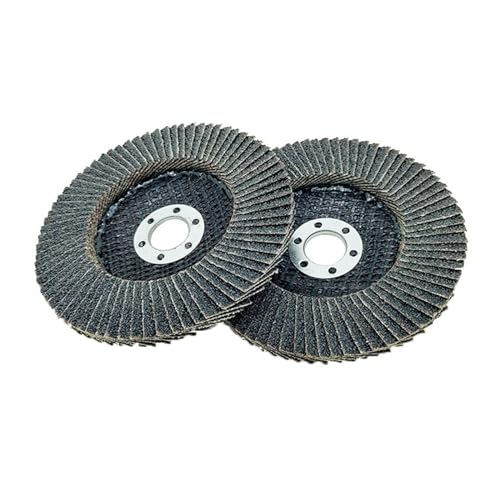 Meuleuse d'angle disque à lamelles 4 x 5/8 pouce lot de 10 abrasifs bleu