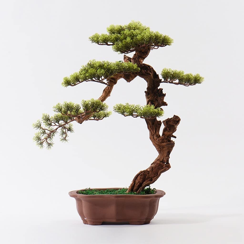 Plantas Artificiales para El Hogar, Árbol Bonsái De Pino Artificial, Planta Artificial En Maceta Adecuada para La Decoración del Hogar, La Oficina, El Escritorio Y La Sal,