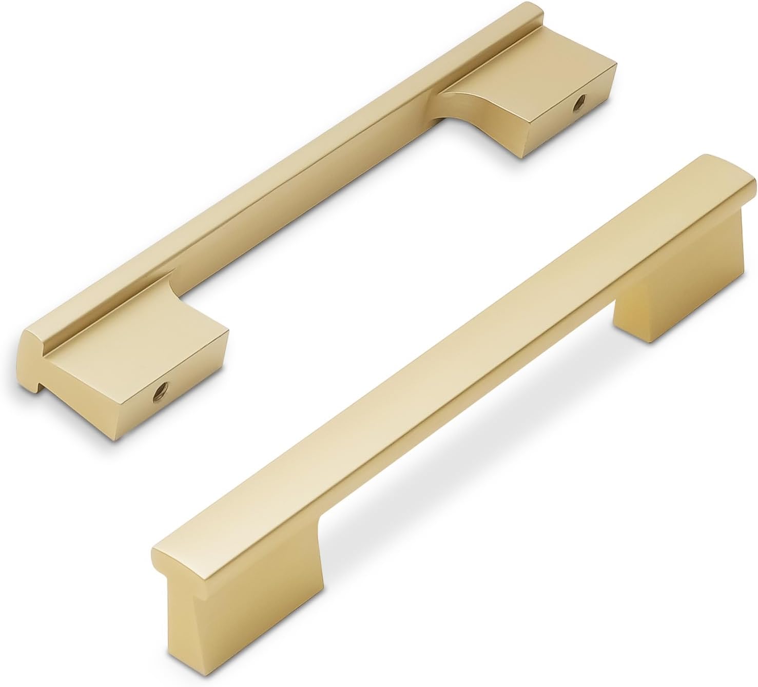 10 Pack Brushed Gold Cabinet Pulls 5 Inch Hole Centers Kitchen Cabinet Handles Gold Drawer Pulls Cabinet Hardware
