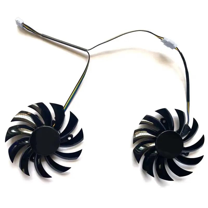 QKFTCSDW Cooling Fan 75mm 4pin PLD08010S12HH For GTX 460 560 570 GTX770 Video Card Fans