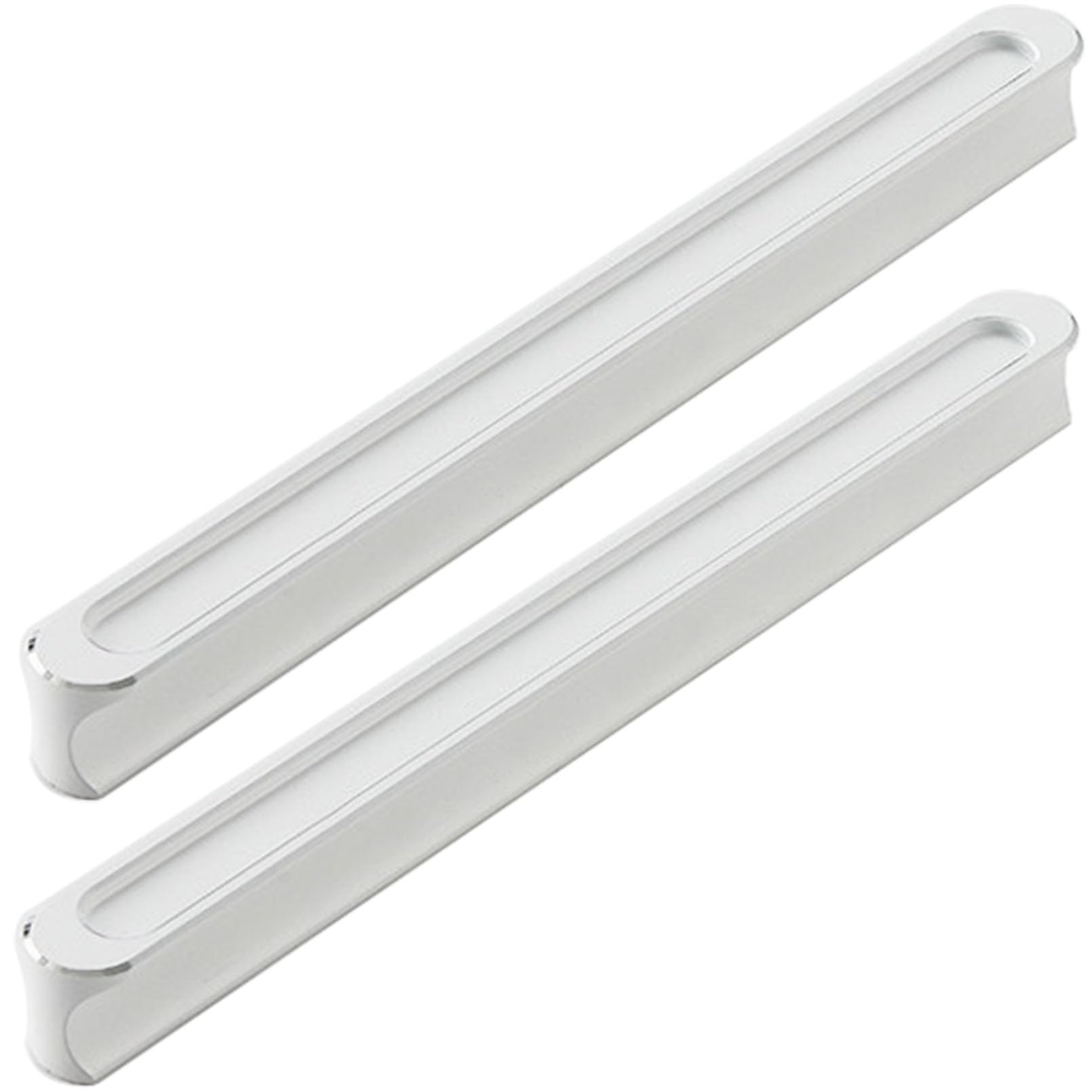 XIAODANHUA Kitchen Handles 2 Pcs Aluminum Alloy Bathroom Cabinet Pulls Decorative Wardrobe Door Pull Handles Solid Furniture Pulls with Screws (Hole Distance 192mm)