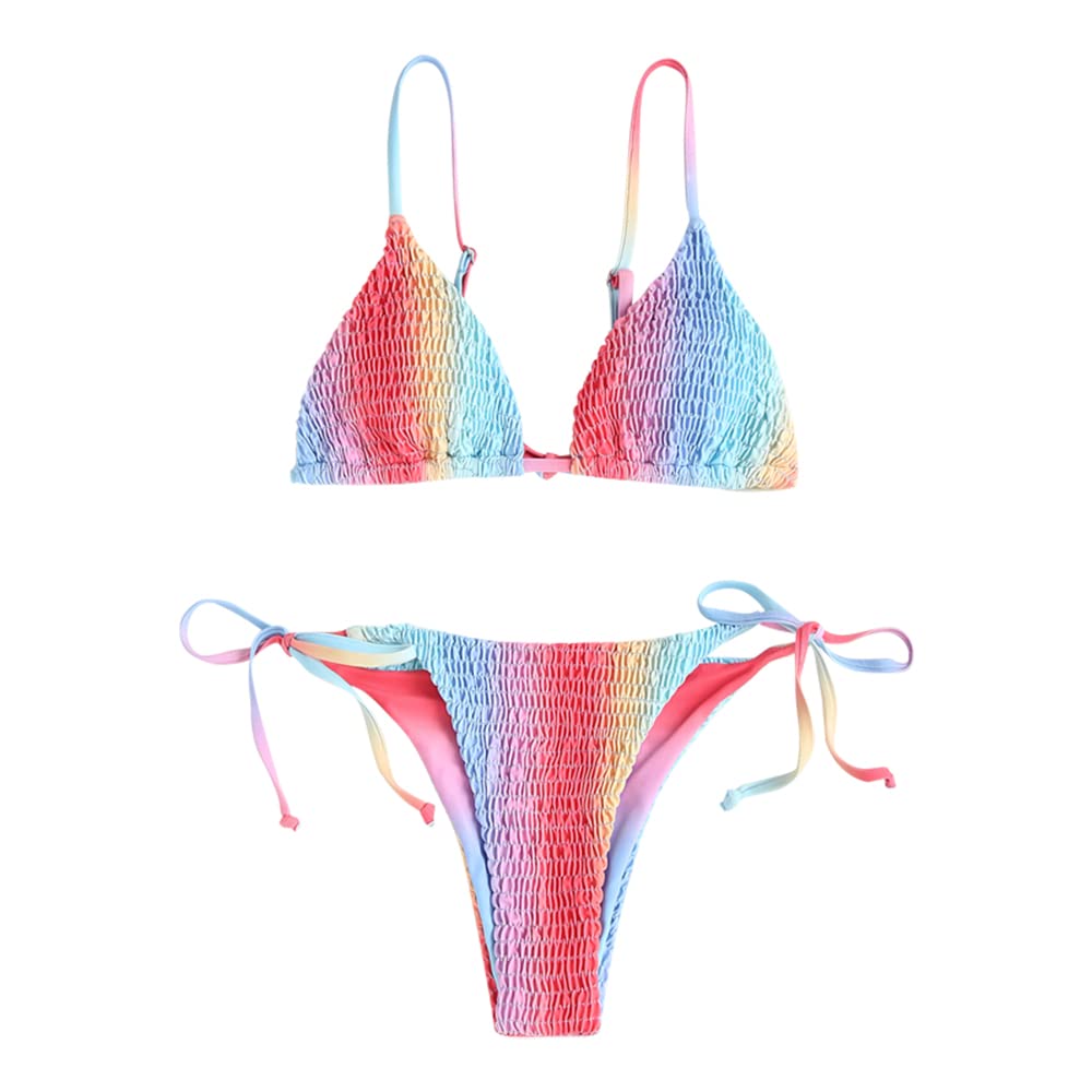 ZAFUL Bikini da Donna Sexy Costume da BagnoTre stanze Tintura Adatta Allegata