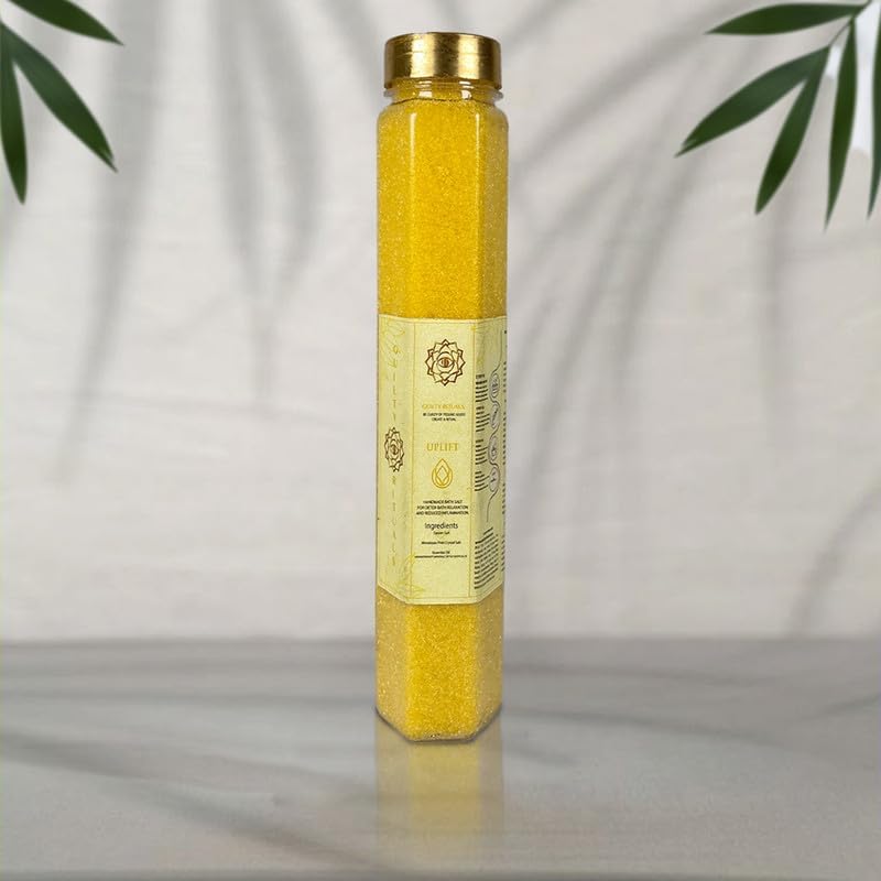 Guilty Rituals® Uplift (Yellow) 300 GM Handmade Bath Salt for Detox ...