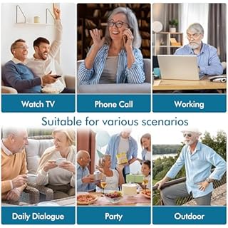 Auyeesnc ITE Hearing Aids for Adults,16 Channel Digital Chip 60H Working Time Rechargeable Hearing aids Mini Hearing Aid with Noise Reduction Memory Function Affordable Backup Solution Charger Included