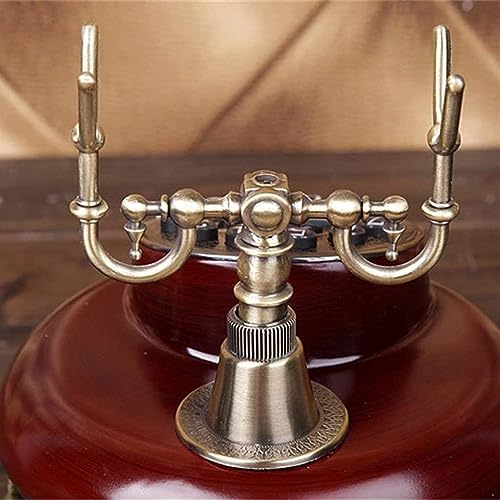 Téléphone rétro fixe au cadran rotatif pour décorer un bureau à domicile
