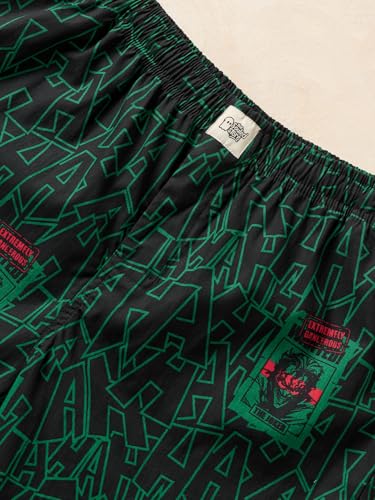 Image of The Souled Store DC Comics: The Joke Men and Boys Elastic Waistband All Over Printed Cotton Relaxed Fit Lightweight All-Season Lounge Pyjamas