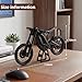 1:9 Scale Electric Dirt Bike Model for Surron Light Bee X, 3D Printed PLA Off-Road Motorcycle Miniature with Functional Suspension, Assemble It Yourself, Black