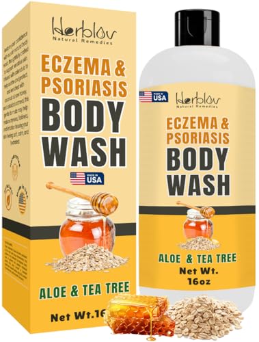 Eczema Body Wash – All Natural Eczema Soap, Dermatitis, Psoriasis Treatment...
