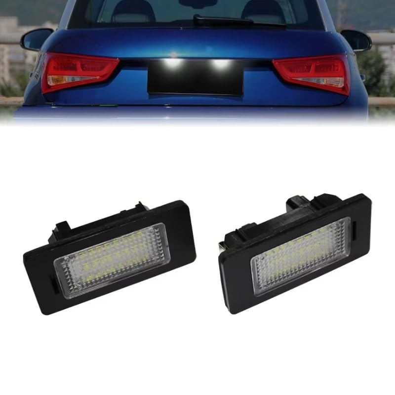 Luz de matrícula para Seat Alhambra con lámpara de placa 12V 7