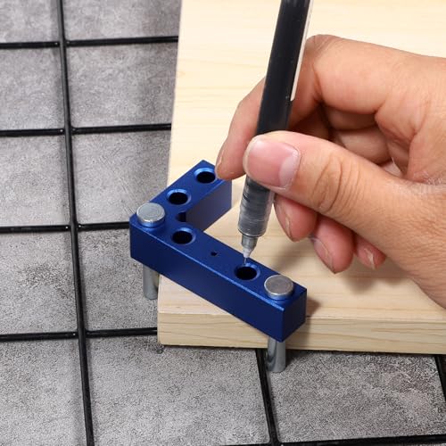 Small Square and Center Finder, Woodworking 90 Degree Precision Measuring Small Square Tool, Mini SquareCenter Finder Tool Marking Center Finders Mini Layout Marking Tools for Wood Work - Image 4