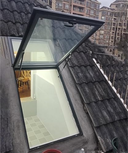 Ventana horizontal de techo con cierre de rotación y sistema de seguridad antirrobo 3