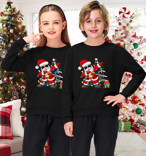 Remimi Unisex Kids Christmas Sweatshirt Long Sleeve Xmas Pullover Tops 3-14 Years3