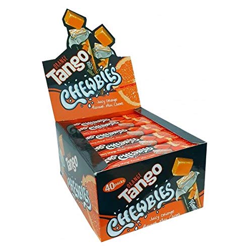 Orange Tango Chewbies Hard Mini Chews Sweets 30g (Pack of 40)