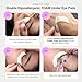 Curacoro Double Foam Eye Pads For Lash Extension, Hypoallergenic Eye Pads Lash Extension Supplies for Oily Skin & Sensitive Eyes, Soft Sticky Pads for Lash Perm Lamination, Lash Remover (46 Pads)