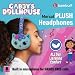 Gabby's Dollhouse Bluetooth-Kopfhörer mit 10 Meter Reichweite, Lautstärkeregler, weiche Plüsch-Ohrpolster mit verstellbarem Charakter-Stirnband, Play/Pause/Lautstärke/Skip-... und 200 Stunden