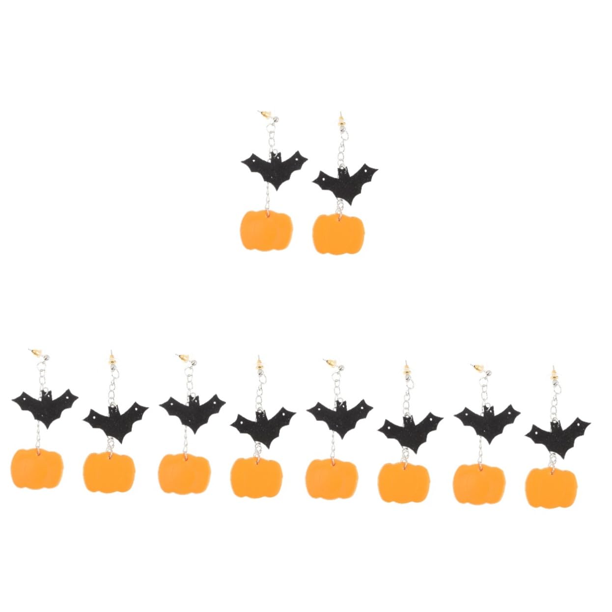 Boucles oreilles Halloween chauve-souris légères et confortables - 8