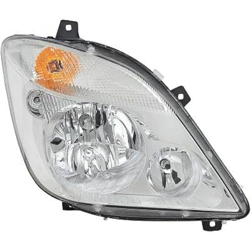 Faro delantero derecho H7 soluciona bombilla opaca en Mercedes-Benz Sprinter Bus 2006 a 2013