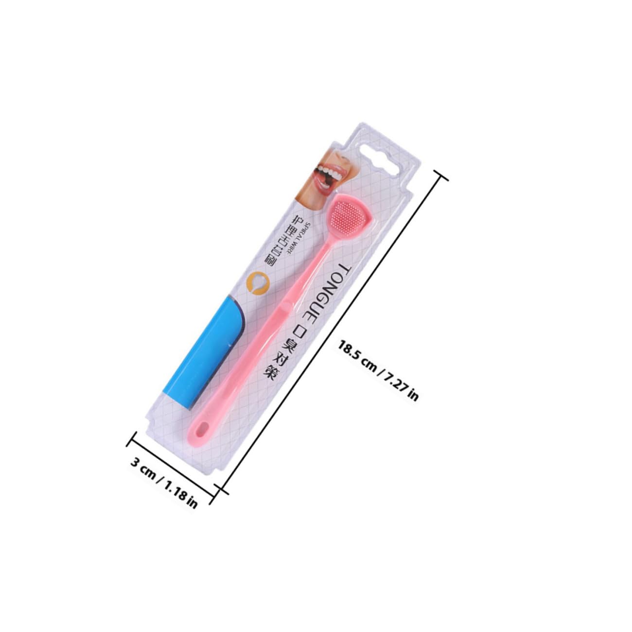 FRCOLOR 15 Pz pulisci-lingua raschietto per lingua in silicone accessori per la pulizia tongue scraper raschietto lingua comodo strumento per la pulizia della lingua spazzola per la lingua