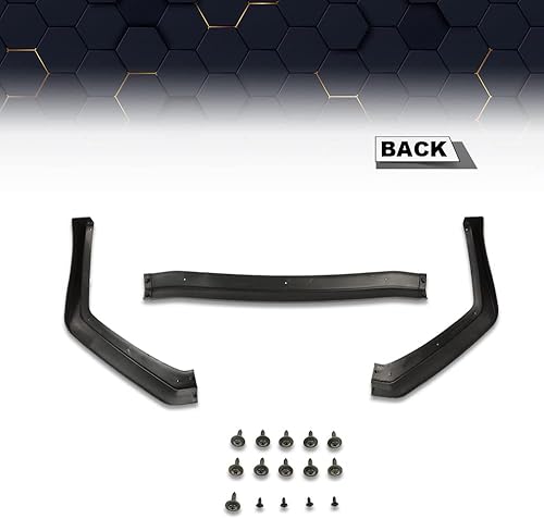 Miniatura 3 de PIT66 Kit de 3 piezas de parachoques delantero compatible con Subaru WRX STI CS-Style pintado 2015-2021