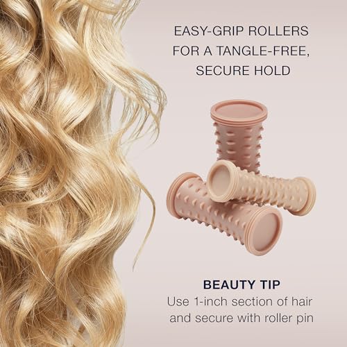 Conair Double Ceramic Hot Rollers for Long, Medium, and All Hair - Hair Curler - Hair Roller Clips Included - 1/2 inch, 3/4 inch, and 1 inch Rollers by Conair - Image 5