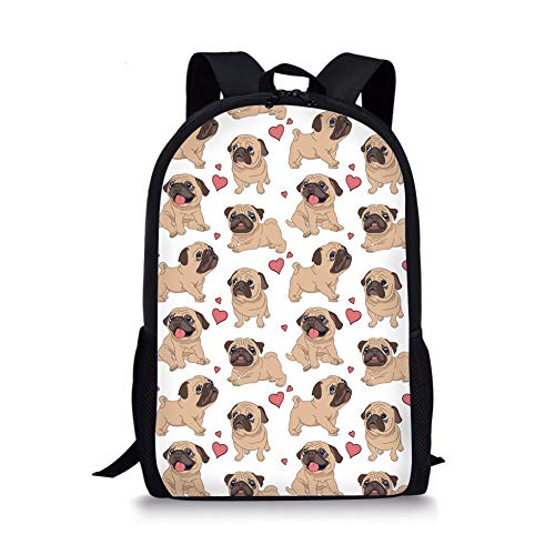 Nopersonality: Mochila escolar elemental para niñas y adolescentes  diseño de animales