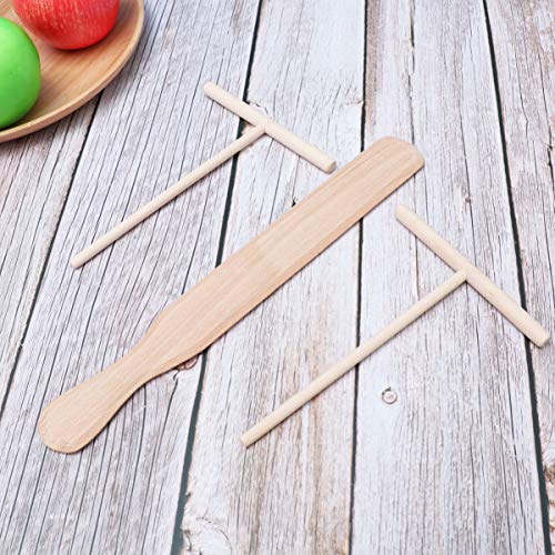 PIXNOR Conjunto de 3 peças de crepe, espátula, espátula, crepe, espátula, espátula, crepe, panela, a