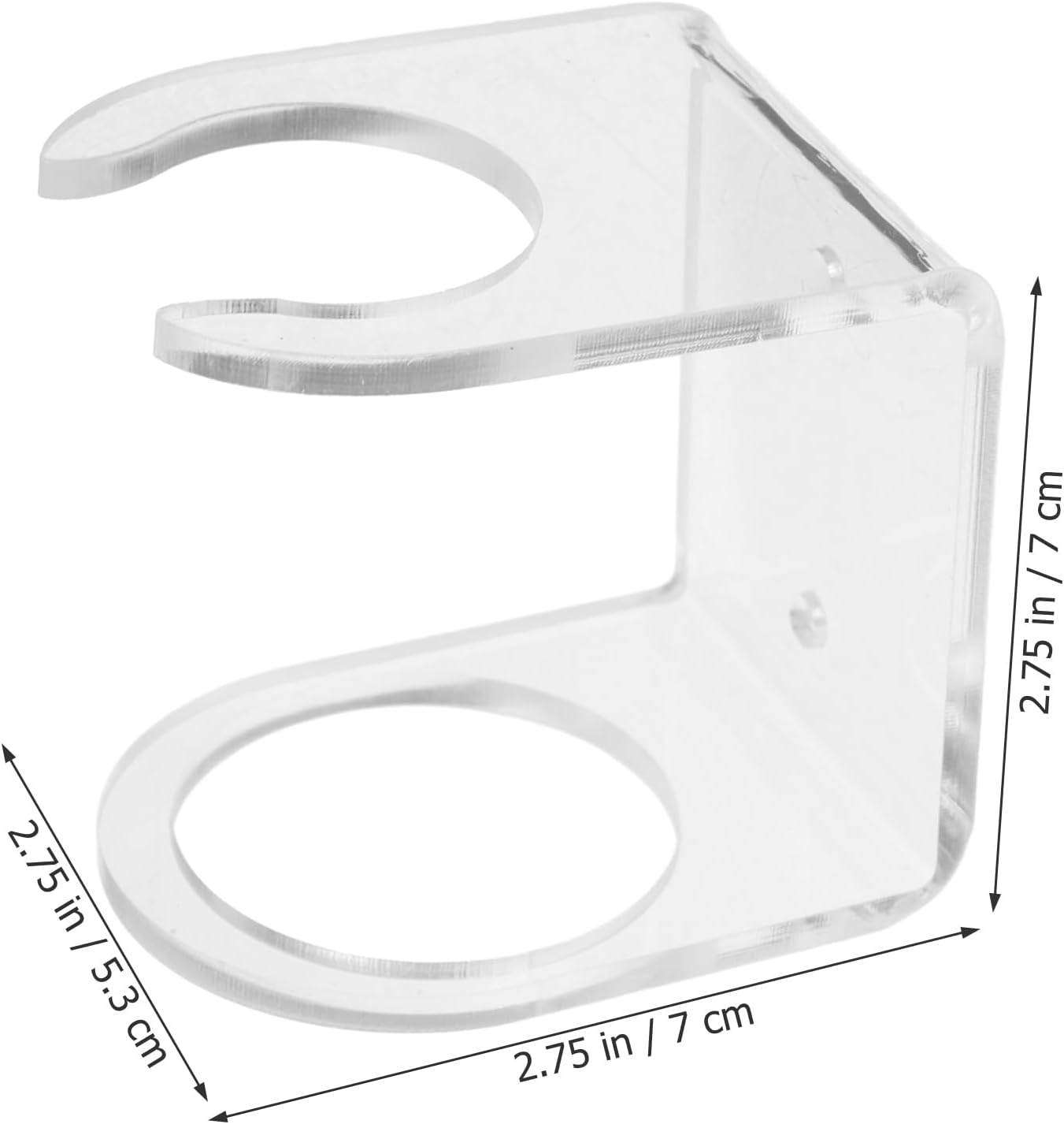Baseball Bat Holder Wall Mount Acrylic Bat Rack for Horizontal Display Support for Home Storage Includes 2 Holders Screws and Expansion Tubes