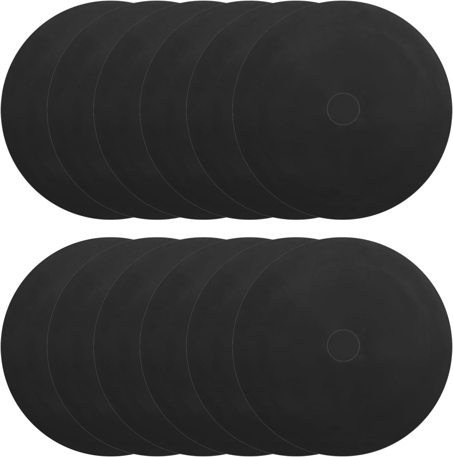 PATIKIL Spot Markers, Non-Slip Floor Dots Agility Markers Flat Field Cones Poly Dot with Hole for Gym PE