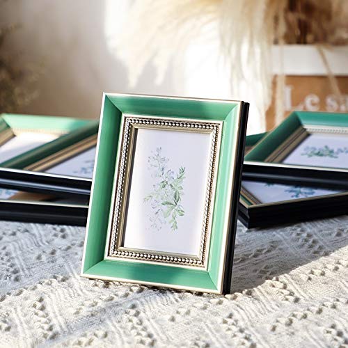 現代の樹脂フォトフレームヨーロッパのデスクトップ額縁家族のための絵画フレームをぶら下げ6インチ-10.2x15.2cmA