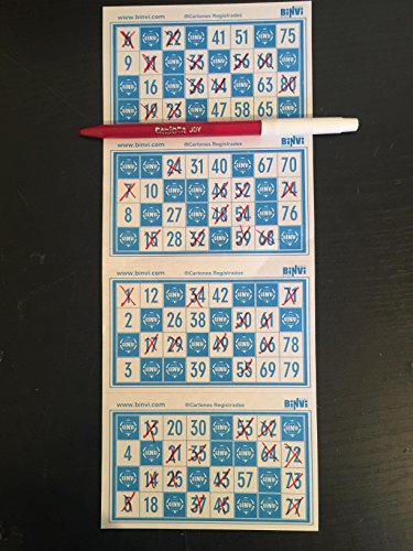 4800 cartons de Bingo Binvi de loto traditionnel et grilles de jeu - 7