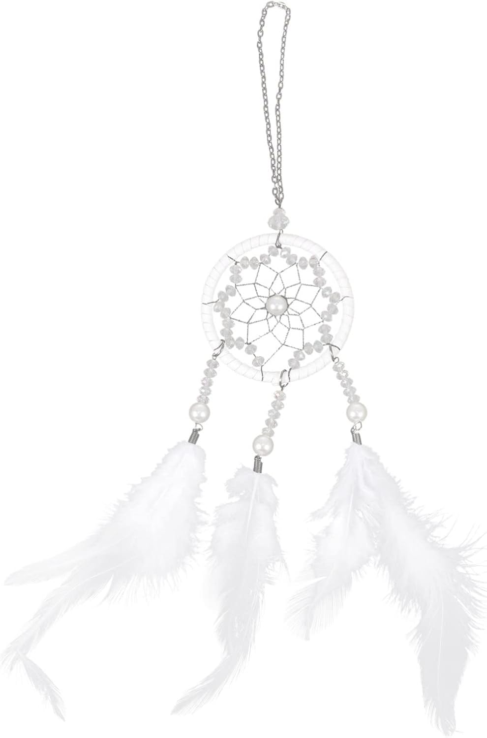 OUNONA 1pc Dream Catcher Pendant Unique Hanging Ornament for Car Home Wall Decor Vibrant Colors Design for Weddings Parties