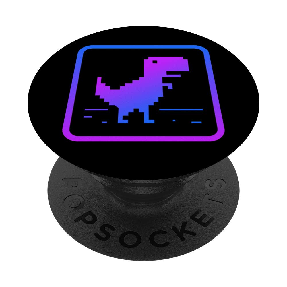 No Internet Dinosaur Graphic Design PopSockets PopGrip: Swappable Grip for Phones & Tablets