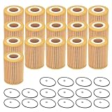 HU821X Oil Filter With Oil Drain Gasket Compatible with Mercedes-Benz Freightliner Jeep Dodge