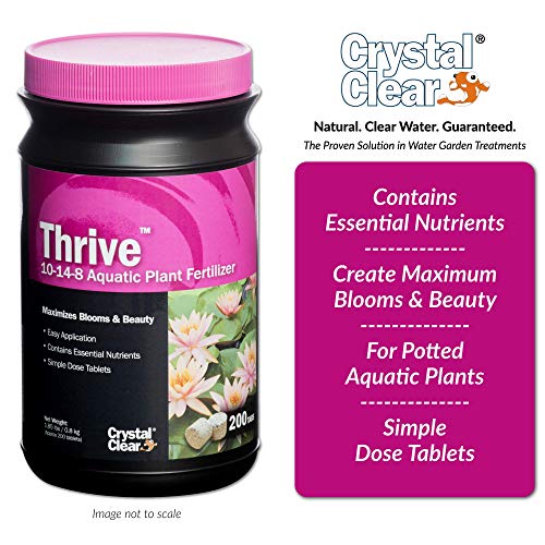 Crystalclear Thrive - 10-14-8 Aquatic Plant Fertilizer - 60 Tablets #TOP1